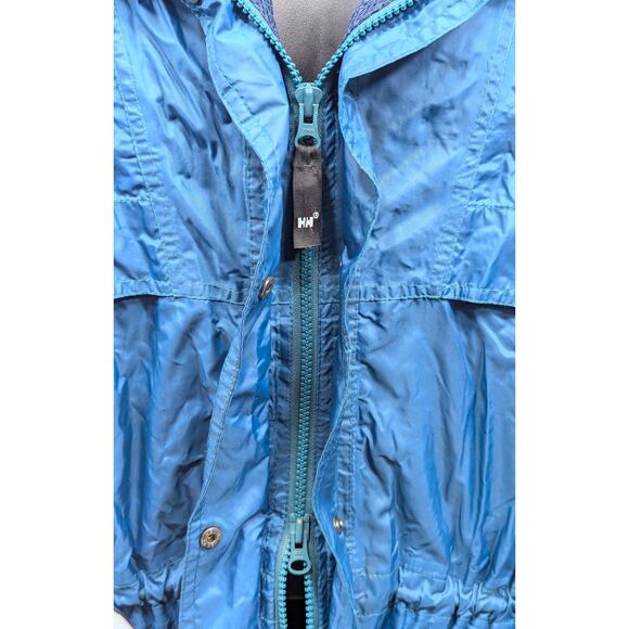 HELLY HANSEN Mens Rain Jacket - Green, Hood, Vented, Packable, Shell, Medium - Picture 3 of 5